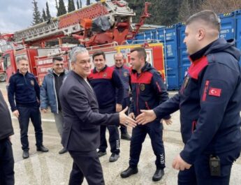 Gül’den İtfaiye Personeline Moral Ziiyareti!